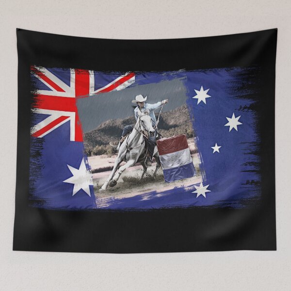 Item preview, AUSSIE BARREL RACER designed and sold by Barbara Jean Photo Art And Design.