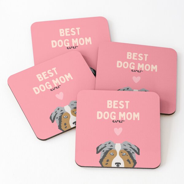 Item preview, Australian Shepherd Best Dog Mom designed and sold by ZoesPlace.