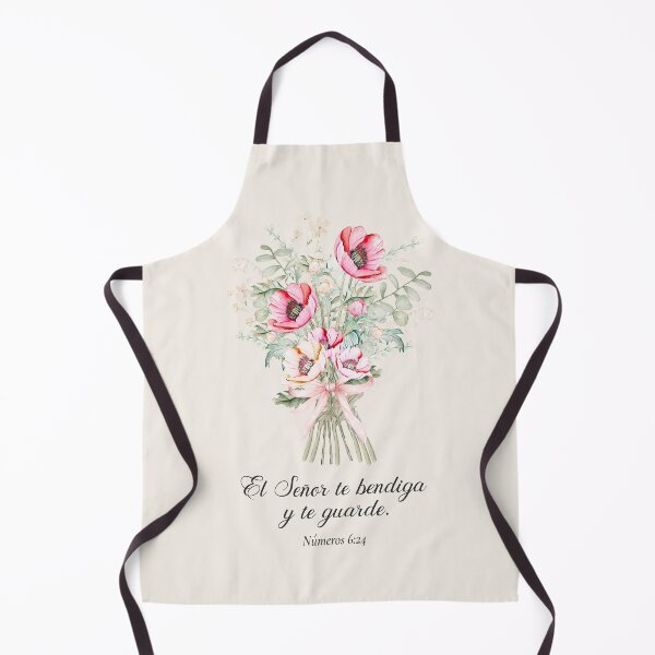 Item preview, Números 6:24 – El Señor te bendiga y te guarde | Versículo Bíblico Floral | Regalo Cristiano designed and sold by latiendadearyam.