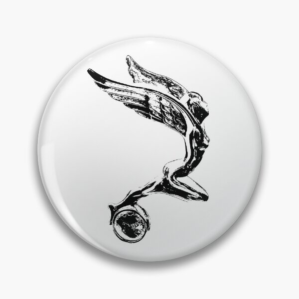 Item preview, Triumph winged goddess vintage car mascot black designed and sold by soitwouldseem.
