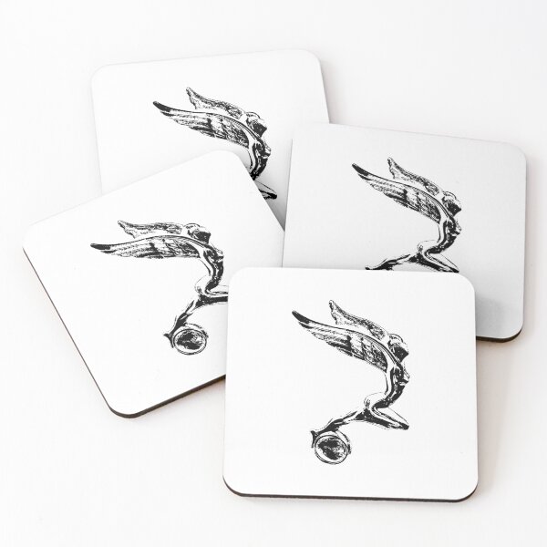 Item preview, Triumph winged goddess vintage car mascot black designed and sold by soitwouldseem.