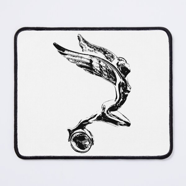 Item preview, Triumph winged goddess vintage car mascot black designed and sold by soitwouldseem.