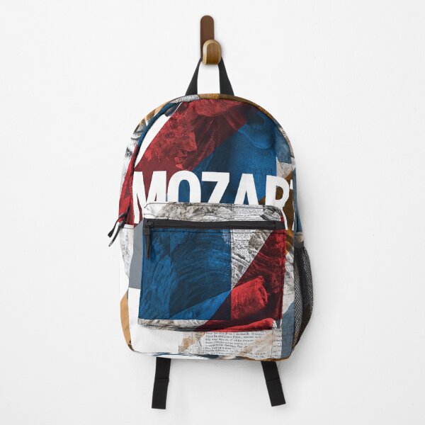 Item preview, Mozart – Musical Collage Art Print | Classical Composer Genius Poster designed and sold by OzzFrequency.