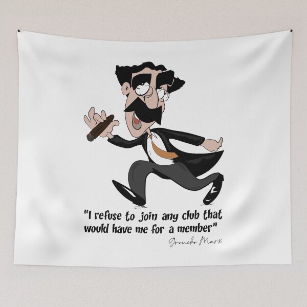 Item preview, Groucho Marx Cartoon designed and sold by FULLER FACTORY.
