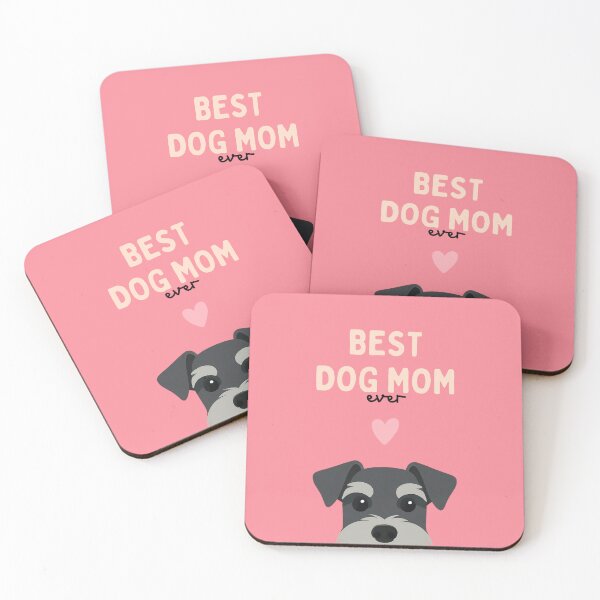 Item preview, Black & Silver Miniature Schnauzer Best Dog Mom designed and sold by ZoesPlace.