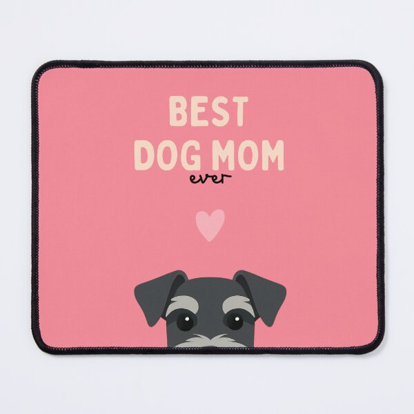Item preview, Black & Silver Miniature Schnauzer Best Dog Mom designed and sold by ZoesPlace.