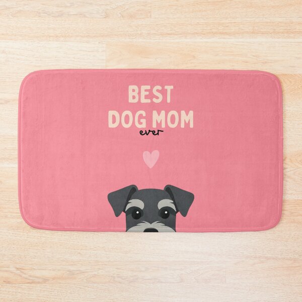 Item preview, Black & Silver Miniature Schnauzer Best Dog Mom designed and sold by ZoesPlace.