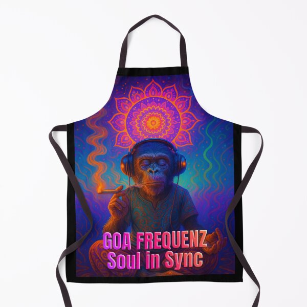 Item preview, Goa Frequency – Soul in Sync Psychedelic Monkey Design designed and sold by Out of Toxic Studio.