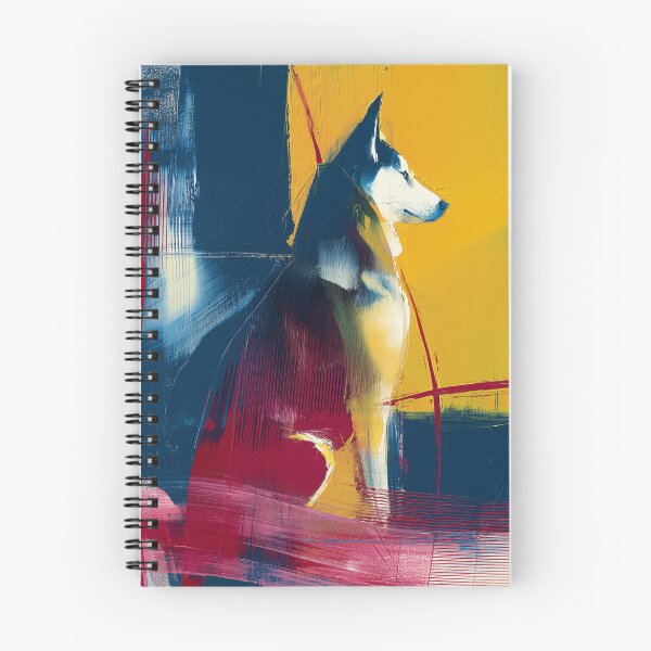 Item preview, Abstract Husky in Vibrant Colors designed and sold by lautir.