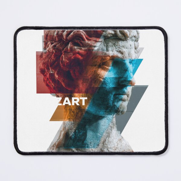 Item preview, Mozart – Musical Collage Art Print | Classical Composer Genius Poster designed and sold by OzzFrequency.
