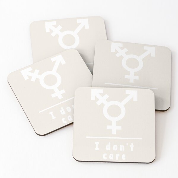 Item preview, I Don't Care, Gender neutral, Human First, Gender Never Matters, Same Blood color designed and sold by re-make-.