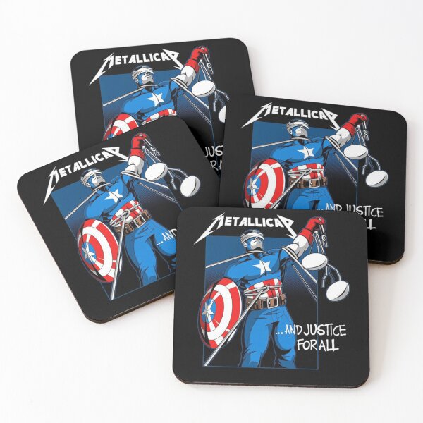 Item preview, Captain America ...And Justice For All Metallica Mashup Parody designed and sold by EychanchanArt.