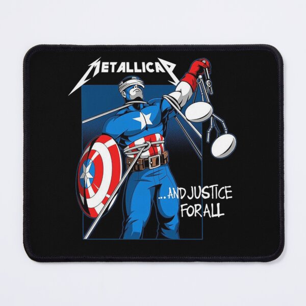Item preview, Captain America ...And Justice For All Metallica Mashup Parody designed and sold by EychanchanArt.