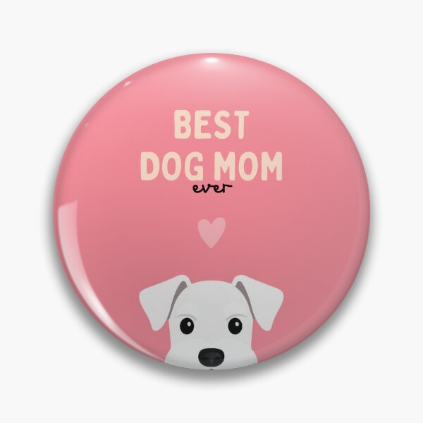 Item preview, White Miniature Schnauzer Best Dog Mom designed and sold by ZoesPlace.