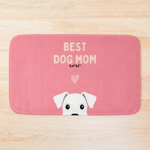 Item preview, White Miniature Schnauzer Best Dog Mom designed and sold by ZoesPlace.