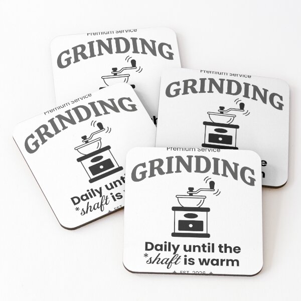 Item preview, Premium Grinding Service Funny Retro Design designed and sold by P2P-paotopao.