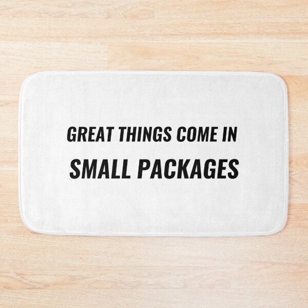 Item preview, Great Things Come In Small Packages T-Shirt – Short Positive Quote | Uncle Jichuan designed and sold by Uncle-Jichuan.
