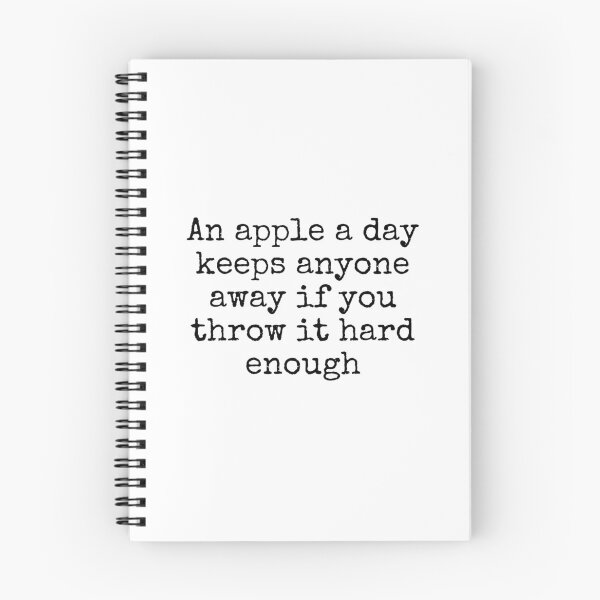 Item preview, An Apple a Day Keeps Anyone Away designed and sold by DemureArtsy.