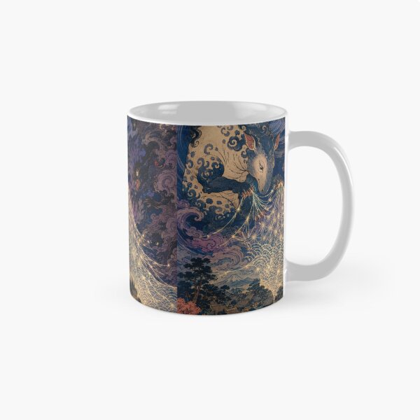 Aperçu de l'œuvre Dream Weaver - Vintage japonais Bakou Yokai Spirit Ukiyo-e créée et vendue par bapupa.