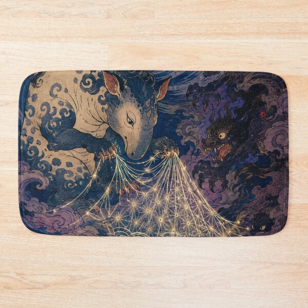 Item preview, Dream Weaver - Vintage Japanese Baku Yokai Spirit Ukiyo-e  designed and sold by bapupa.
