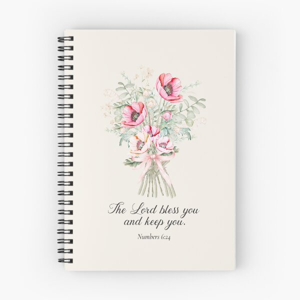 Item preview, Numbers 6:24 – The Lord Bless You and Keep You | Floral Christian Bible Verse | Scripture Gift designed and sold by latiendadearyam.