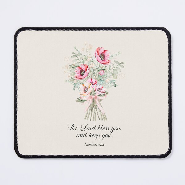 Item preview, Numbers 6:24 – The Lord Bless You and Keep You | Floral Christian Bible Verse | Scripture Gift designed and sold by latiendadearyam.