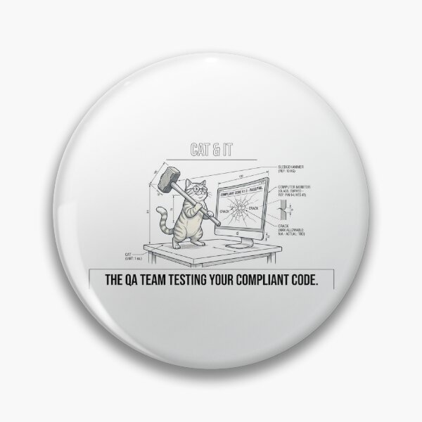 Item preview, Funny QA Engineer Gift The QA Team Testing Your Compliant  Code Cat Developer Humor Shirt Tester Gift designed and sold by Dev Mode.
