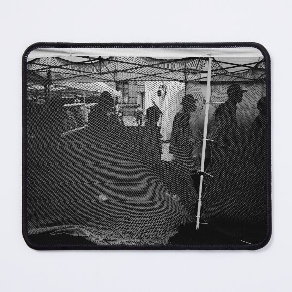 Item preview, Crowds Behind the Urban Mesh designed and sold by UrbanNoirMood.