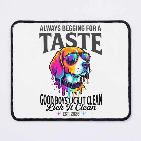 Item preview, Good Boys Lick It Clean Neon Hound Pop Art designed and sold by P2P-paotopao.