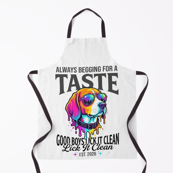 Item preview, Good Boys Lick It Clean Neon Hound Pop Art designed and sold by P2P-paotopao.