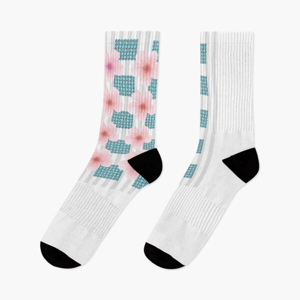 Item preview, Pastel Floral Geometric Pattern Aesthetic Design  designed and sold by Palette-Vibes.