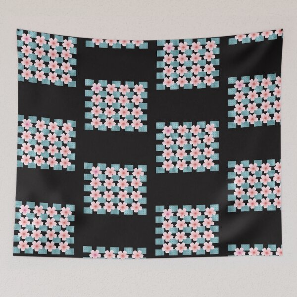 Item preview, Pastel Floral Geometric Pattern Aesthetic Design  designed and sold by Palette _Vibes.