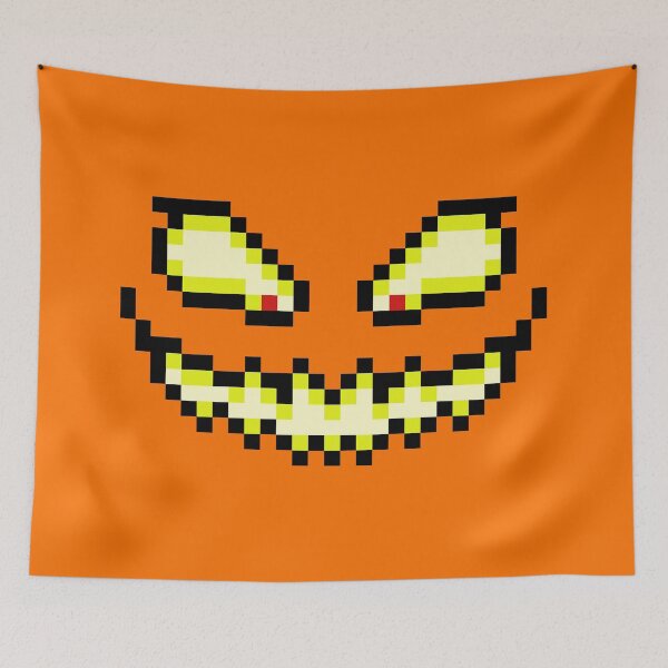 Item preview, Pixel Pumpkin Face designed and sold by gkillerb.