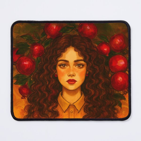 Item preview, Mystical Pomegranate Girl designed and sold by Daria Akhapkina.