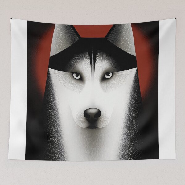Item preview, Mystical Stare of a husky designed and sold by lautir.