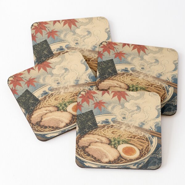 Item preview, Ramen Steam - Vintage Japanese Culinary Ukiyo-e  designed and sold by bapupa.