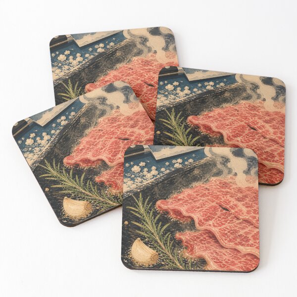 Item preview, Sizzling Teppan - Vintage Japanese Culinary Ukiyo-e  designed and sold by bapupa.