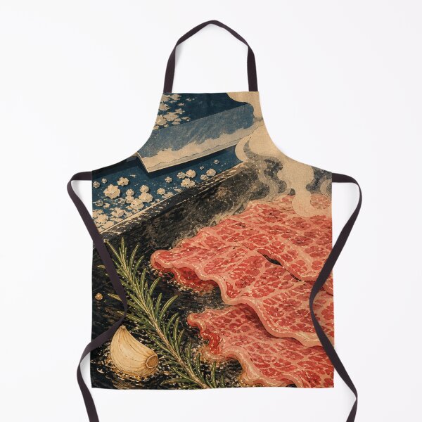 Item preview, Sizzling Teppan - Vintage Japanese Culinary Ukiyo-e  designed and sold by bapupa.