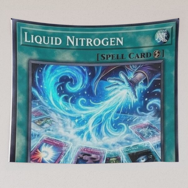 Item preview, Yu-Gi-Oh! Custom Trading Card: Liquid Nitrogen designed and sold by Uniqueartai.