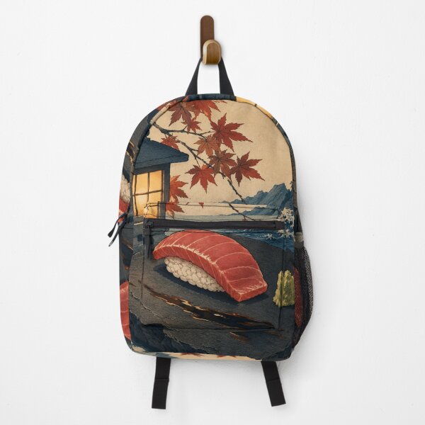 Item preview, The Blue Fin - Vintage Japanese Culinary Ukiyo-e Woodblock  designed and sold by bapupa.