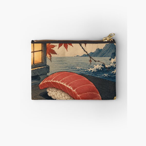 Item preview, The Blue Fin - Vintage Japanese Culinary Ukiyo-e Woodblock  designed and sold by bapupa.