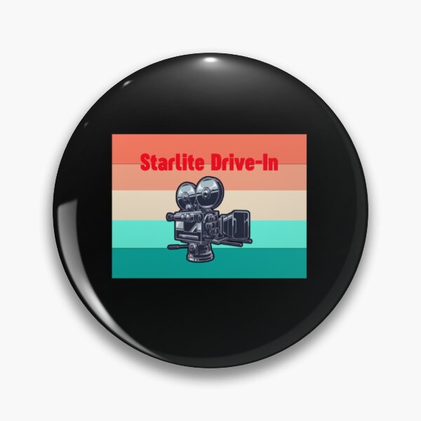 Item preview, Starlite Drive-In Cinema Retro Vintage Movie Projector designed and sold by ShaderShirts.