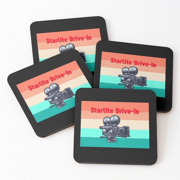 Item preview, Starlite Drive-In Cinema Retro Vintage Movie Projector designed and sold by ShaderShirts.
