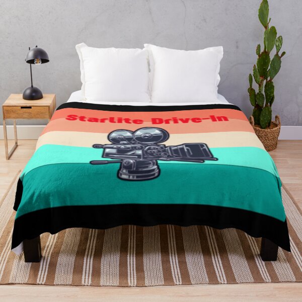 Item preview, Starlite Drive-In Cinema Retro Vintage Movie Projector designed and sold by ShaderShirts.