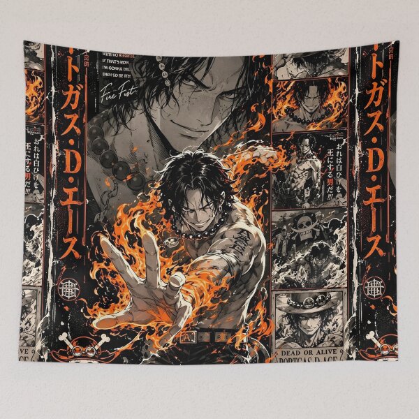 Item preview, Portgas D Ace One Piece – Fire Fist Anime, Flame Manga, Whitebeard Pirates Ace  designed and sold by Dyan4.