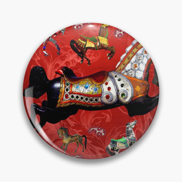 Item preview, RED CARNIVAL, HORSE DESIGN designed and sold by Barbara Jean Photo Art And Design.