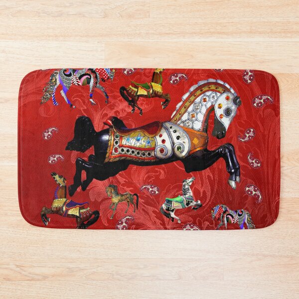 Item preview, RED CARNIVAL, HORSE DESIGN designed and sold by Barbara Jean Photo Art And Design.