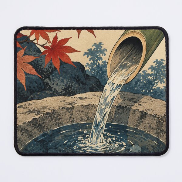 Item preview, Bamboo Water Rhythm - Vintage Japanese Culture Ukiyo-e Woodblock  designed and sold by bapupa.