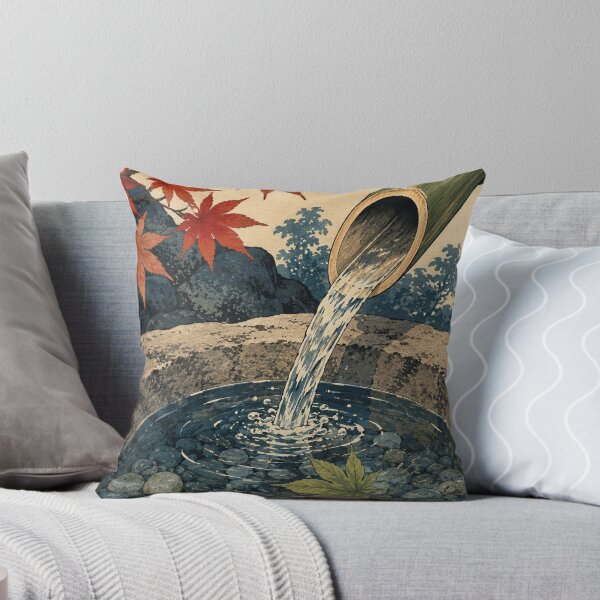 Item preview, Bamboo Water Rhythm - Vintage Japanese Culture Ukiyo-e Woodblock  designed and sold by bapupa.