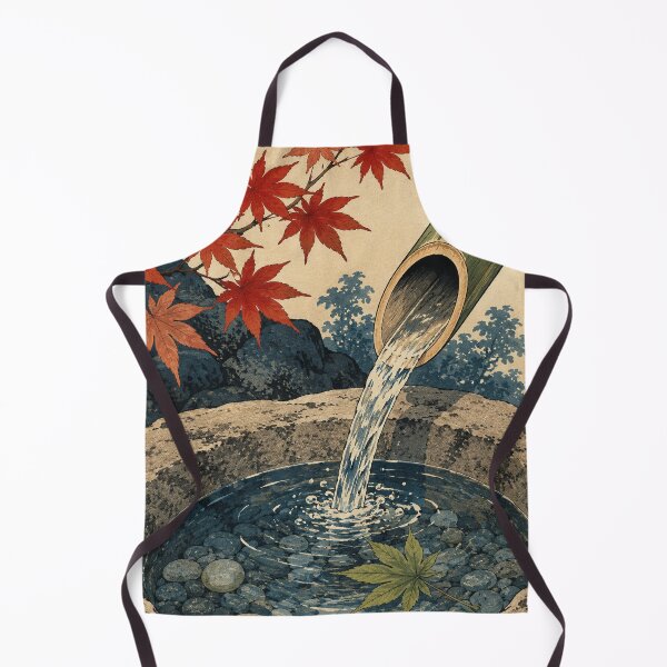 Item preview, Bamboo Water Rhythm - Vintage Japanese Culture Ukiyo-e Woodblock designed and sold by bapupa.